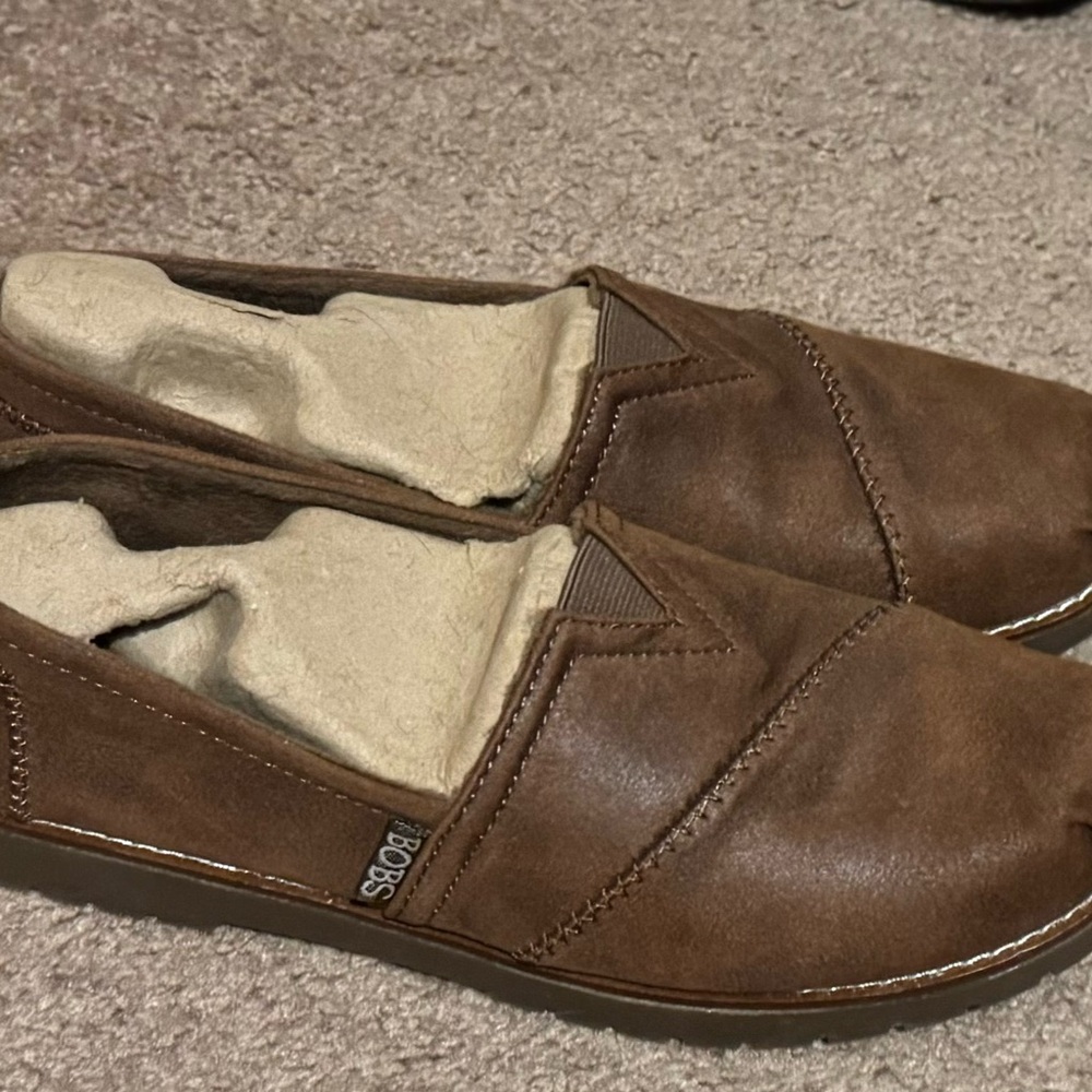 Brown leather